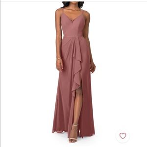Used Azazie Desert Rose Ellia Dress